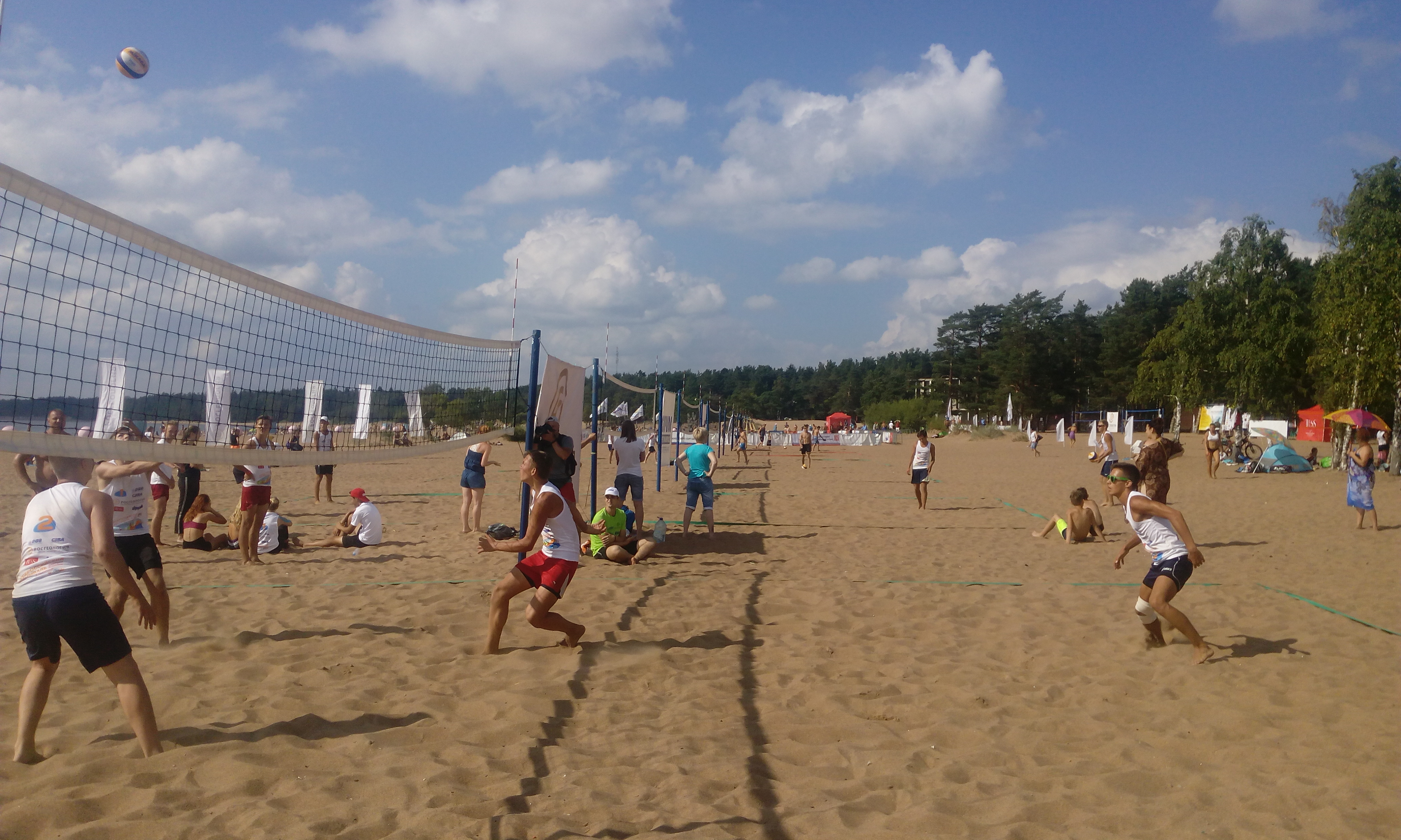 Пляж ласковый волейбол